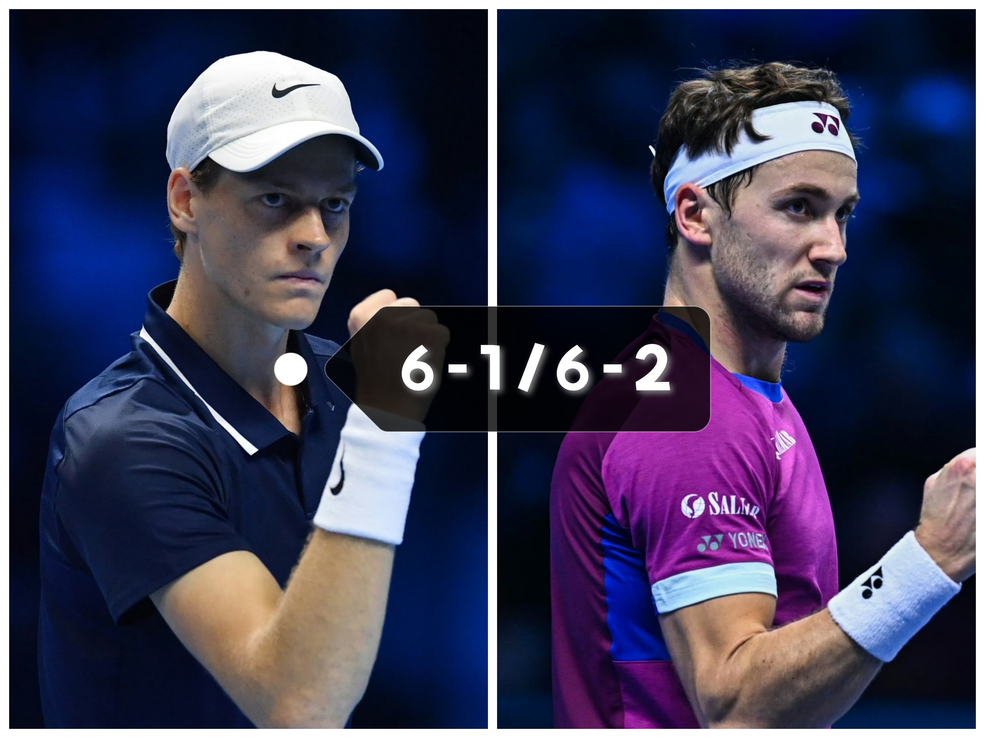 联合杯力克ATP总决赛，辛纳扛起全队