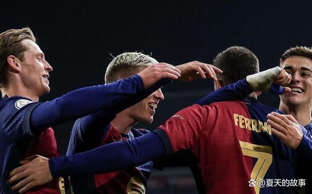 包含法国强势巴萨，加维送出助攻的词条